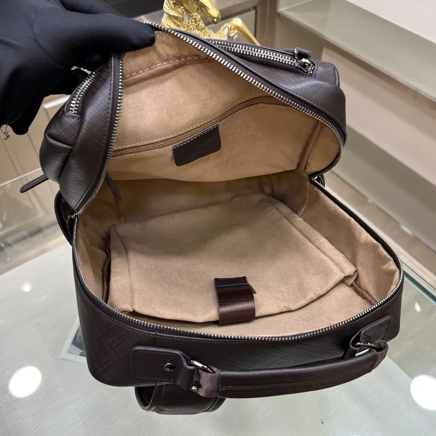 MONTBLANC Double Shoulder Bag Premium Leather, Classic Logo, Modern Design
