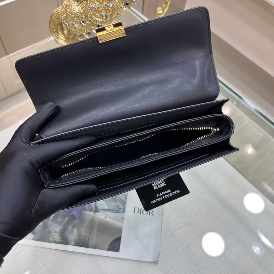 Montblanc Men's Briefcase Premium Leather, Business & Trendy