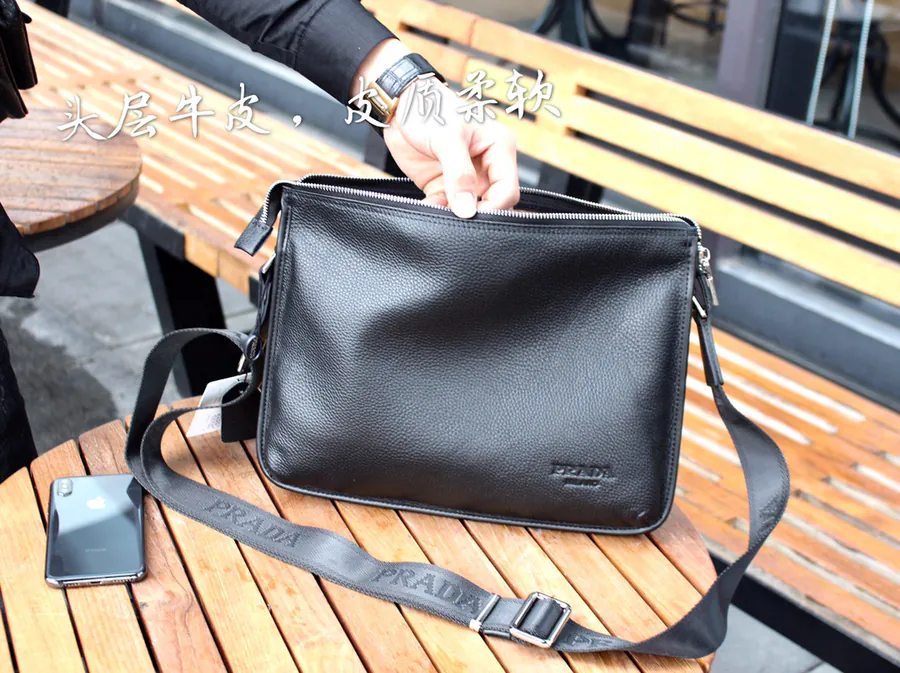 PRADA Black Executive Briefcase