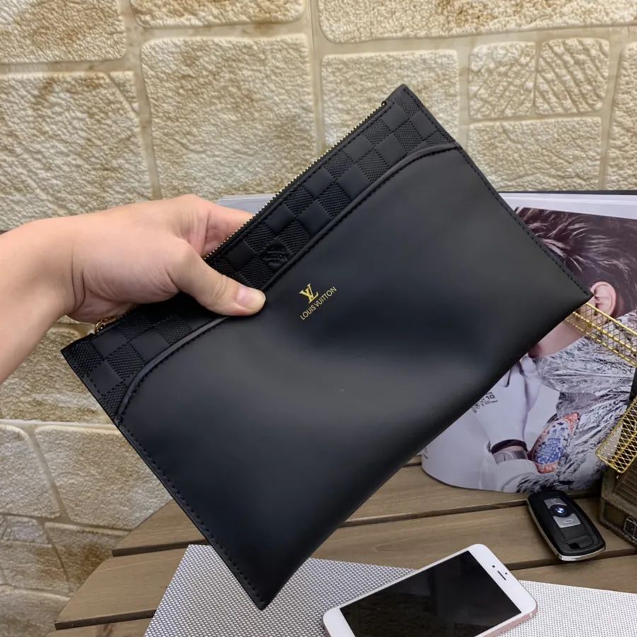Men's Wallet Premium Italian Calfskin, Brand Logo Steel Hardware