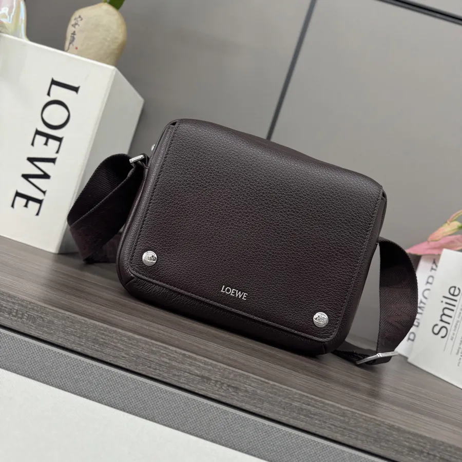 LOEWLE New Mini Soft Grained Calfskin Pebble Mail Bag