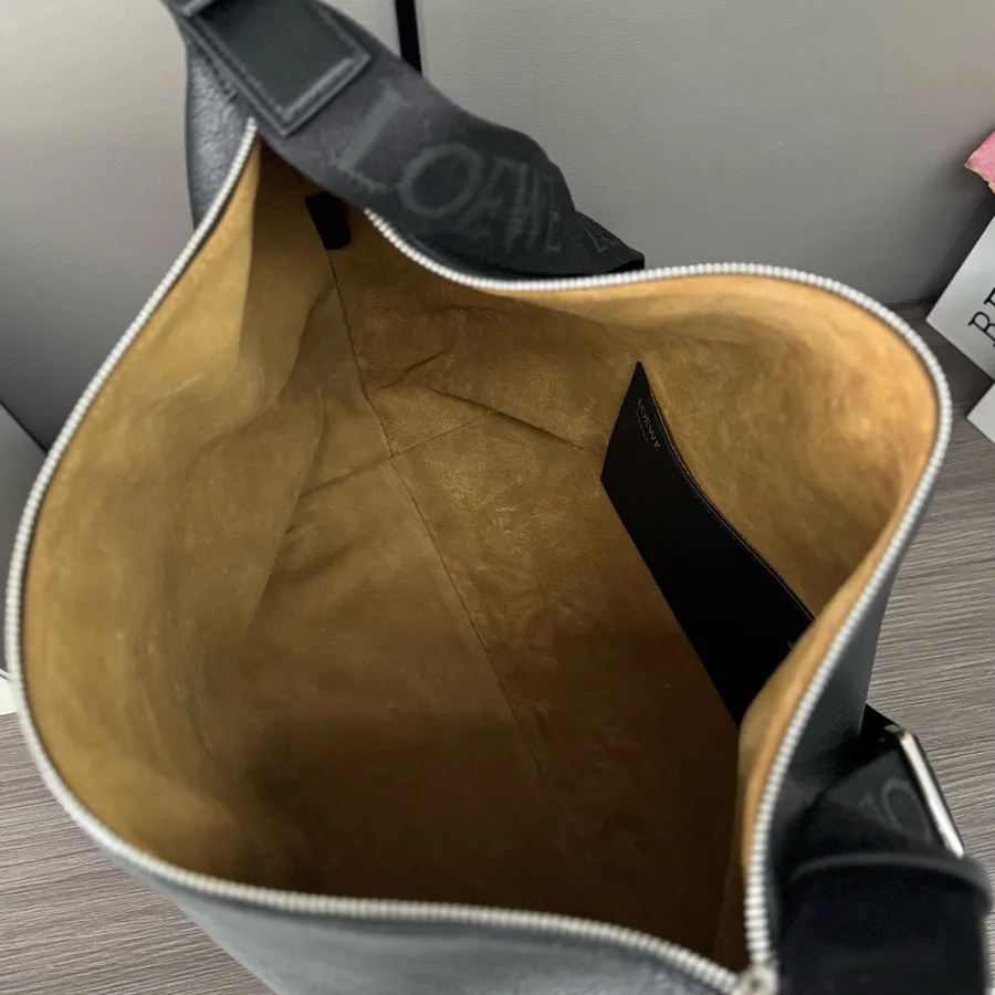 LOEWLE New Soft Grained Calfskin Cubi Crossbody Bag