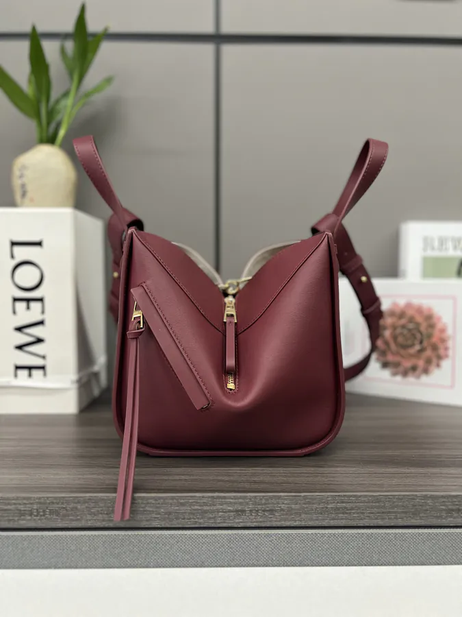 L Brand Classic Calfskin Hammock Bag (New Size) Bucket Bag