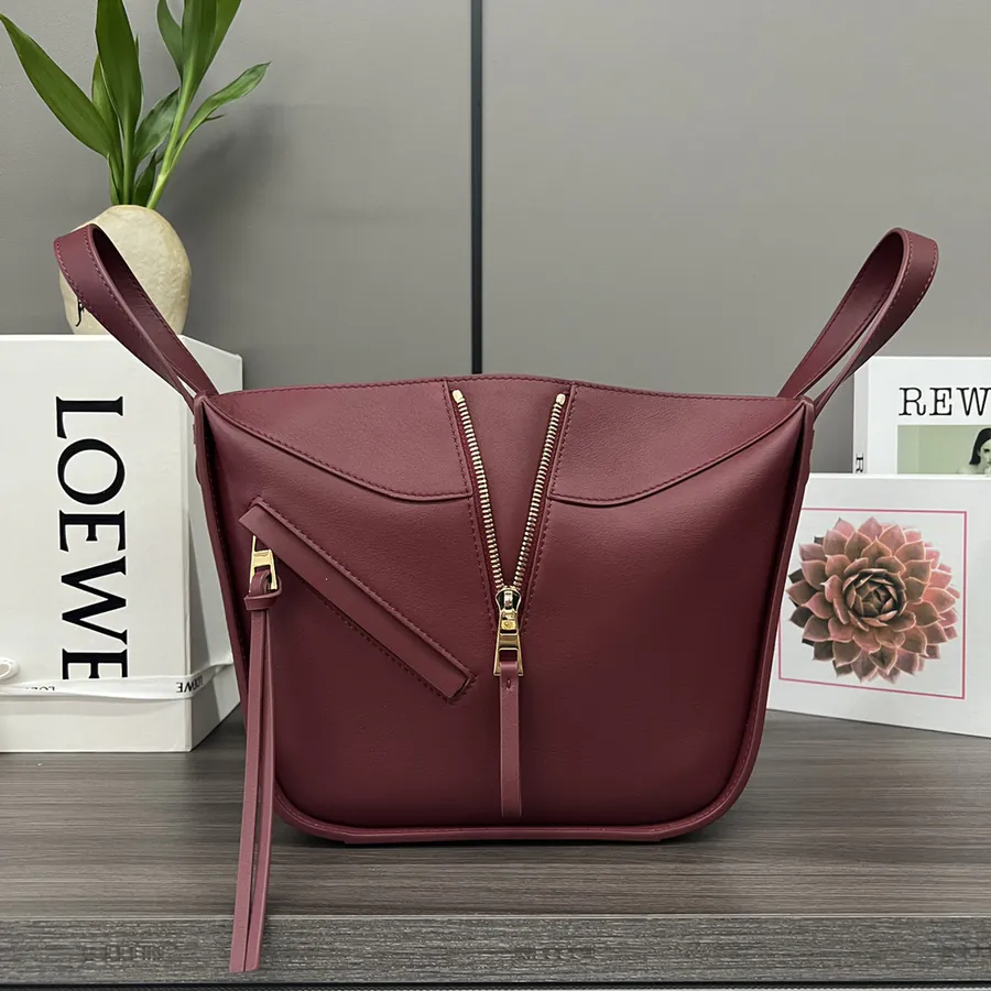 L Brand Classic Calfskin Hammock Bag (New Size) Bucket Bag