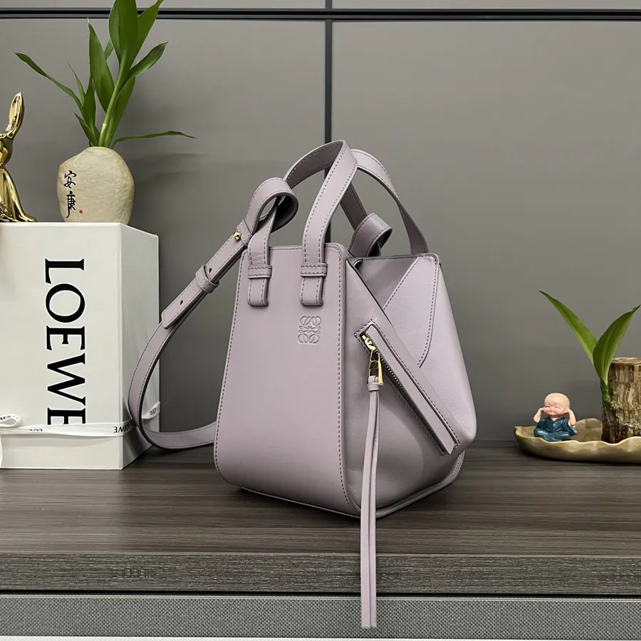 L Brand Classic Calfskin Hammock Bag