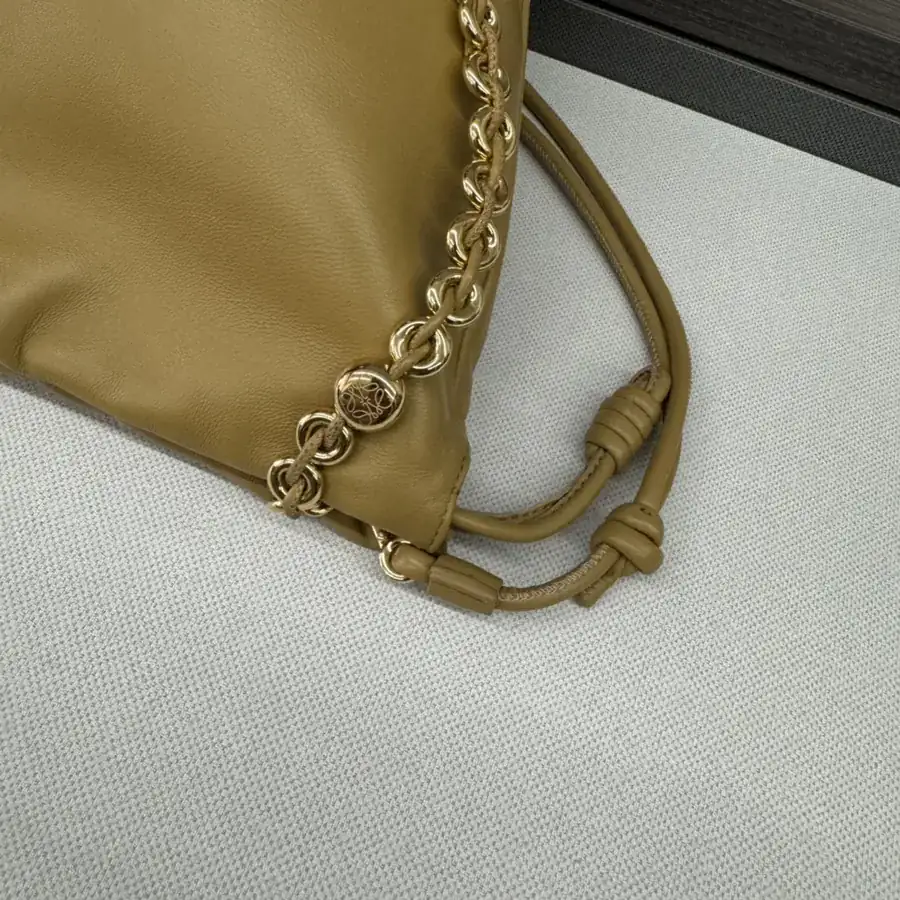 Flamenco Purse Bucket Soft Nappa Leather Bucket Bag