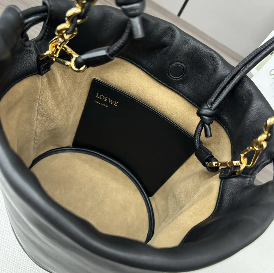 Flamenco Purse Bucket Soft Nappa Sheepskin