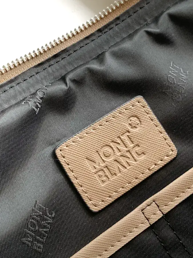 Mondaine Grained Calfskin Briefcase Khaki