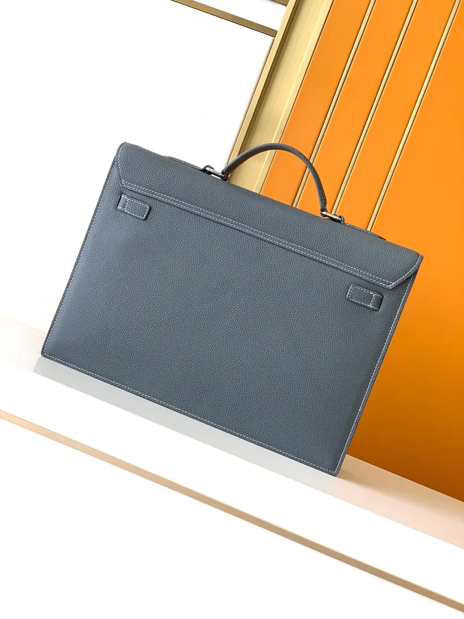 New Business Bag 6093 1B in Gray Blue