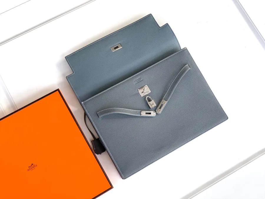 New Business Bag 6093 1B in Gray Blue