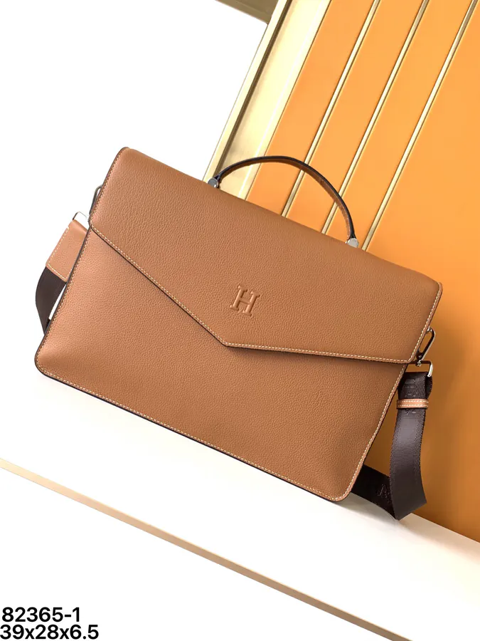 Ema Italian Briefcase Premium Top Grain Calfskin