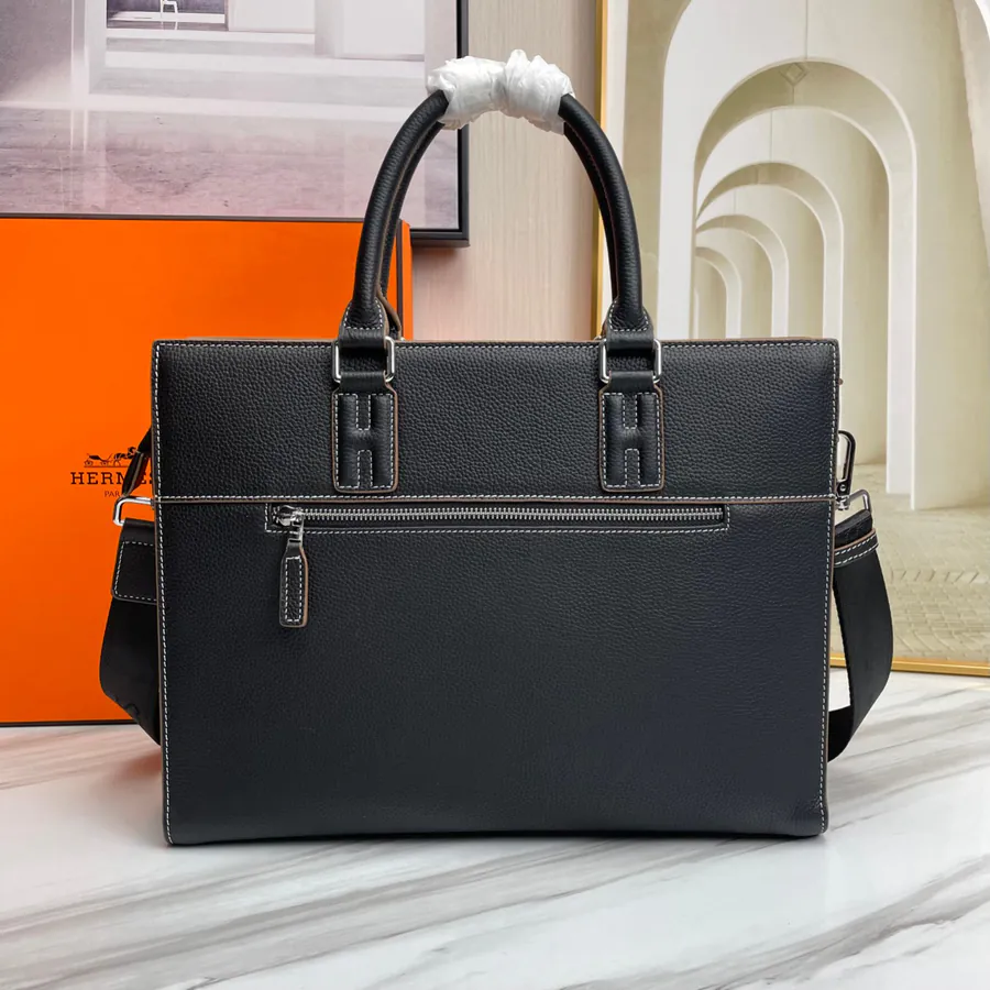 Black Premium Original Emma Italian Top Grain Calfskin Bag