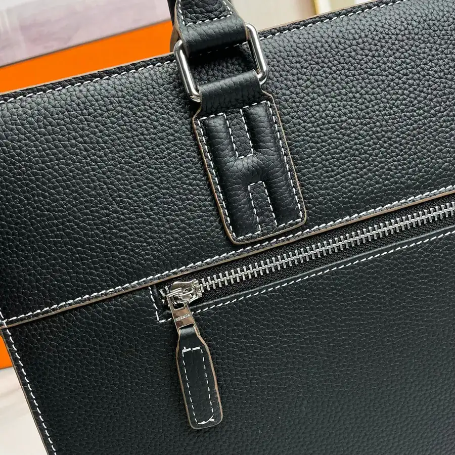 Black Premium Original Emma Italian Top Grain Calfskin Bag