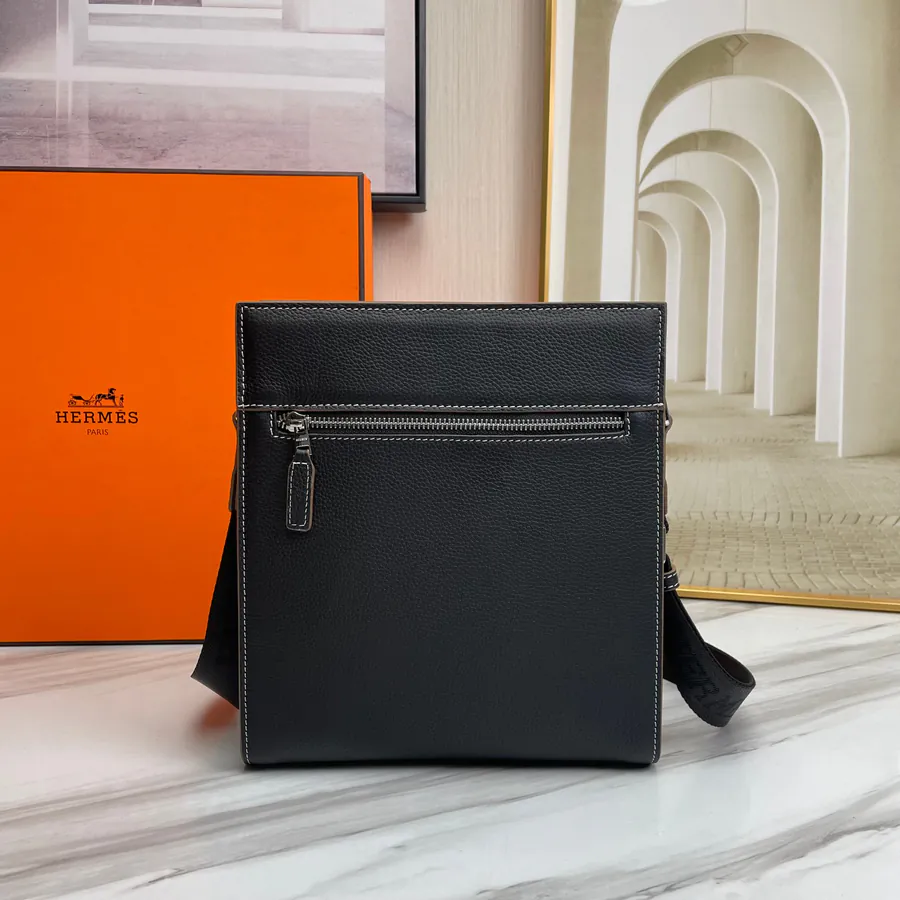 Black Premium Original Emma Italian Top Grain Calfskin Handbag