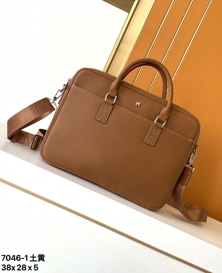 Ema Italian Top Grain Calfskin Briefcase