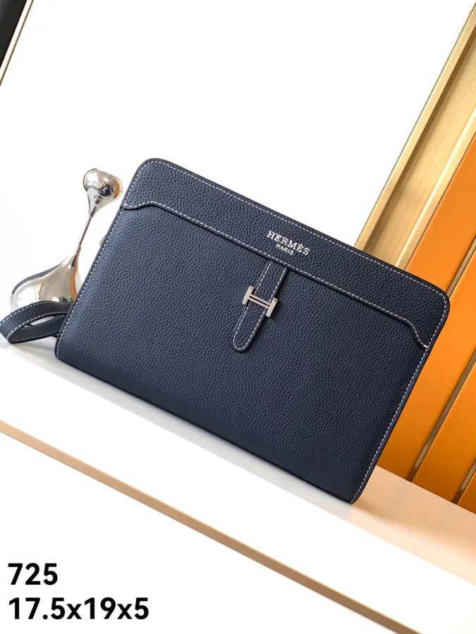 725 Blue Handbag Premium Top Grain Calfskin