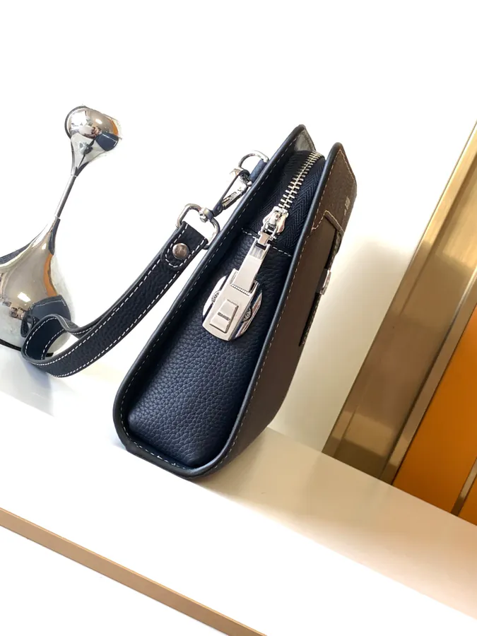 725 Blue Handbag Premium Top Grain Calfskin