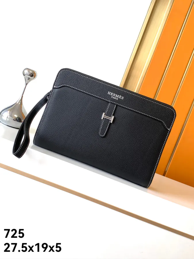 725 Black Handbag Premium Full Grain Calfskin