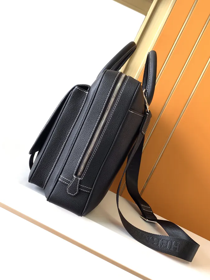Ema Italian Briefcase Black