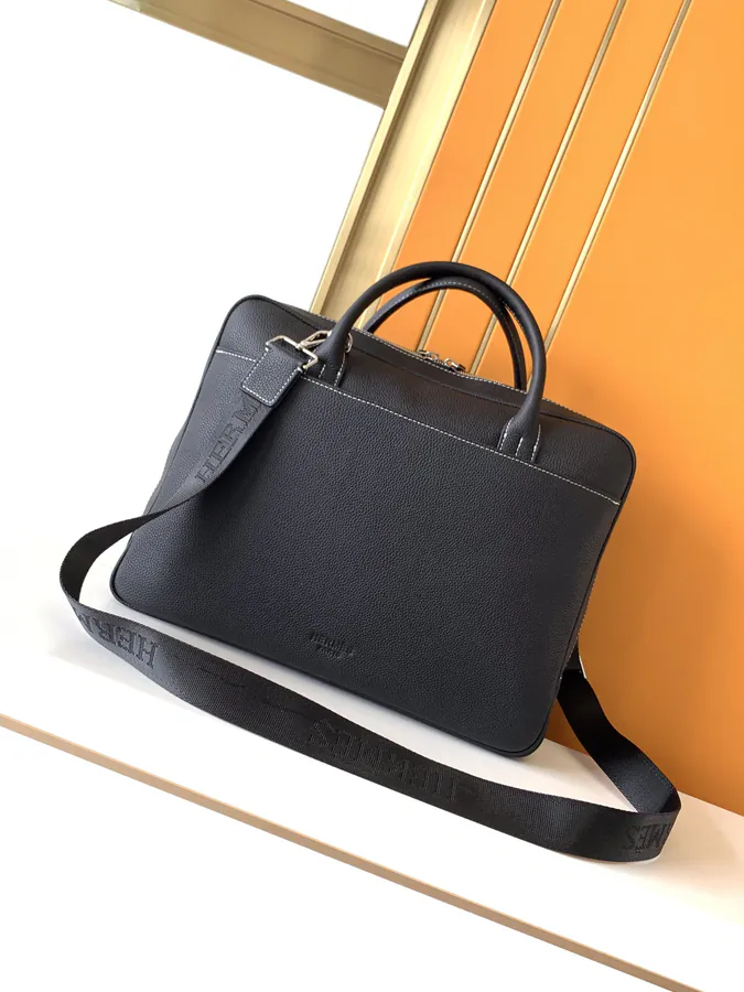 Ema Italian Briefcase Black