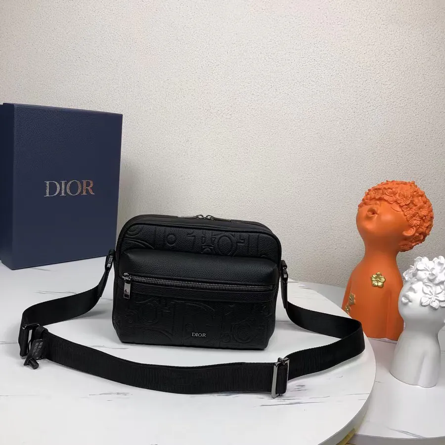 Rider 2.0 Zip Messenger Bag Black