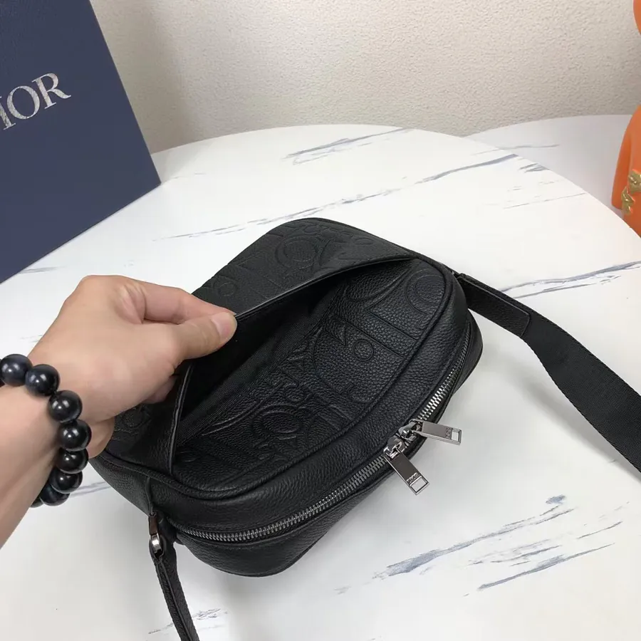 Rider 2.0 Zip Messenger Bag Black