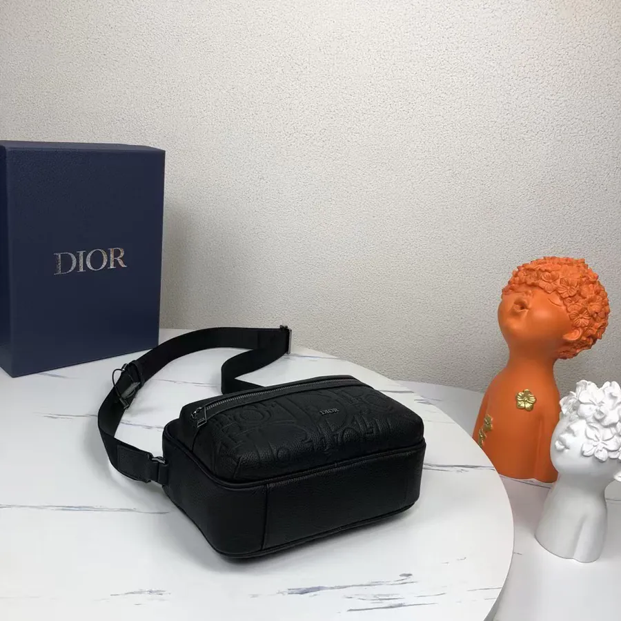 Rider 2.0 Zip Messenger Bag Black