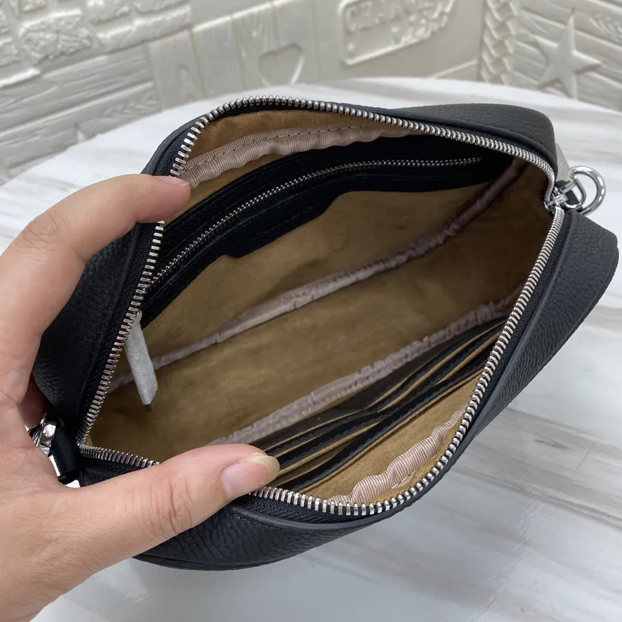 P Family Classic Italian Calfskin Crossbody Bag
