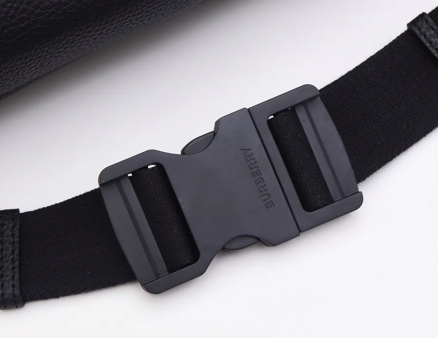 B Brand Upgraded Waist Bag with Brand Logo Embossing