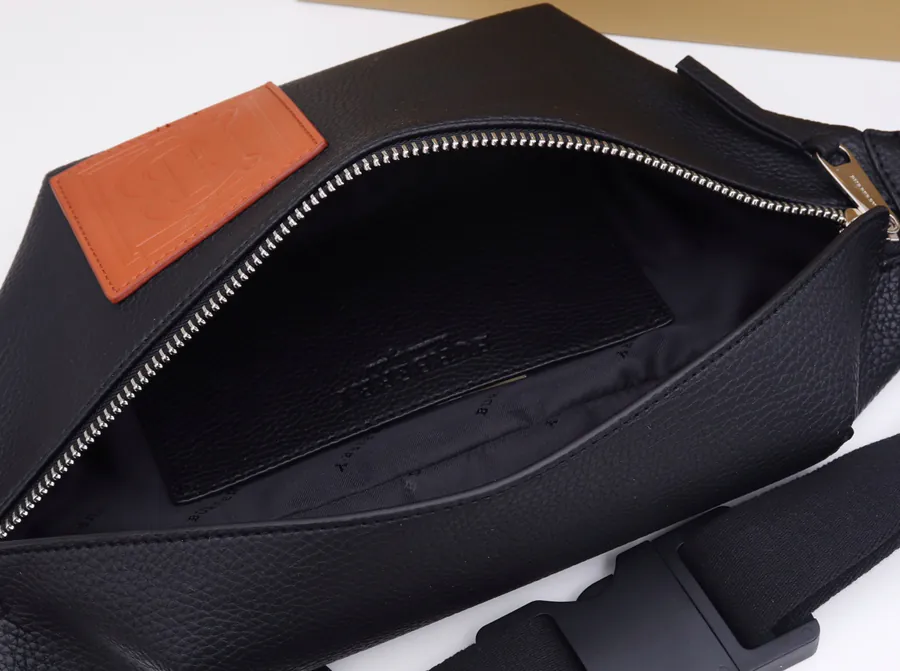 B Brand Upgraded Waist Bag with Brand Logo Embossing