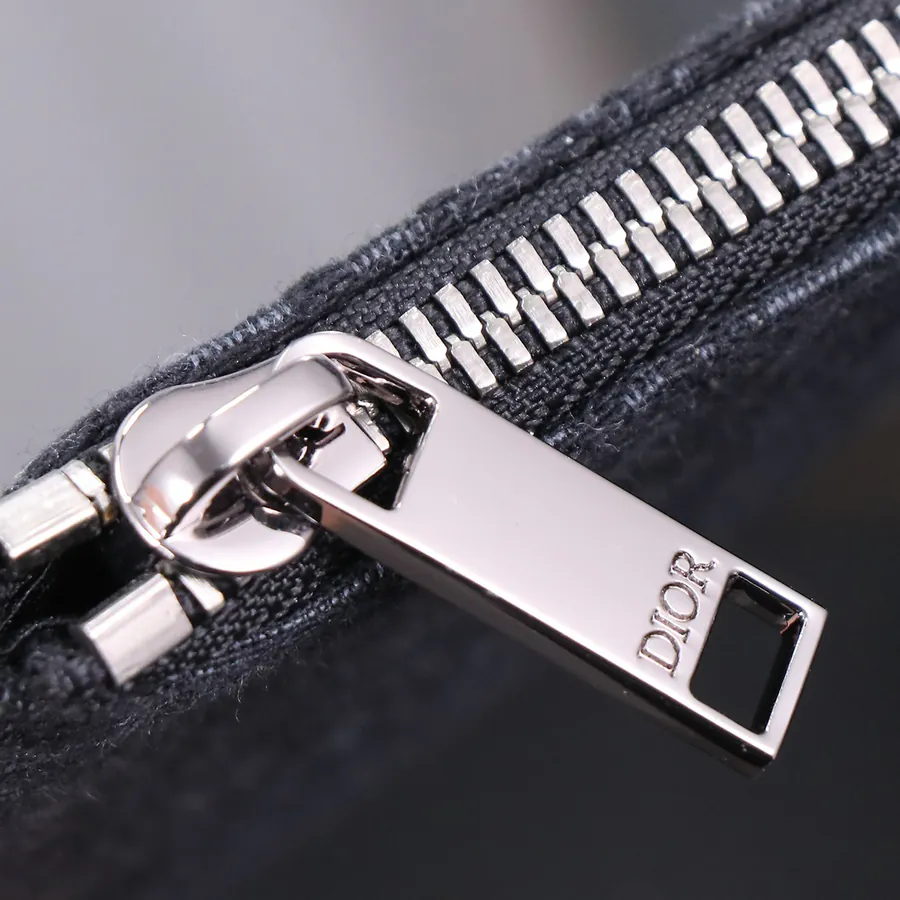 Dior Oblique A5 Clutch Simple Design with Signature Decor