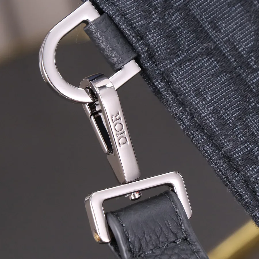 Dior Oblique A5 Clutch Simple Design with Signature Decor