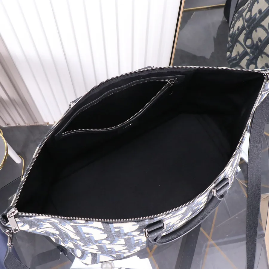 Dior Weekender 40 Bag Grained Calfskin