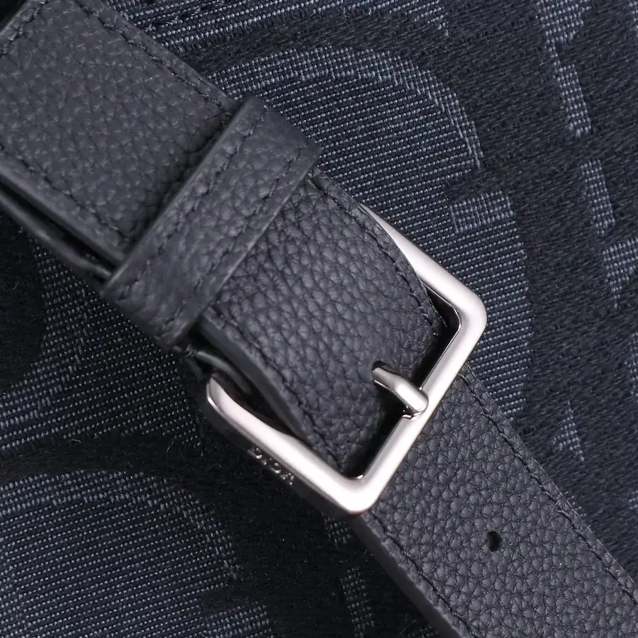 Dior Weekender 40 Bag Black Grained Calfskin