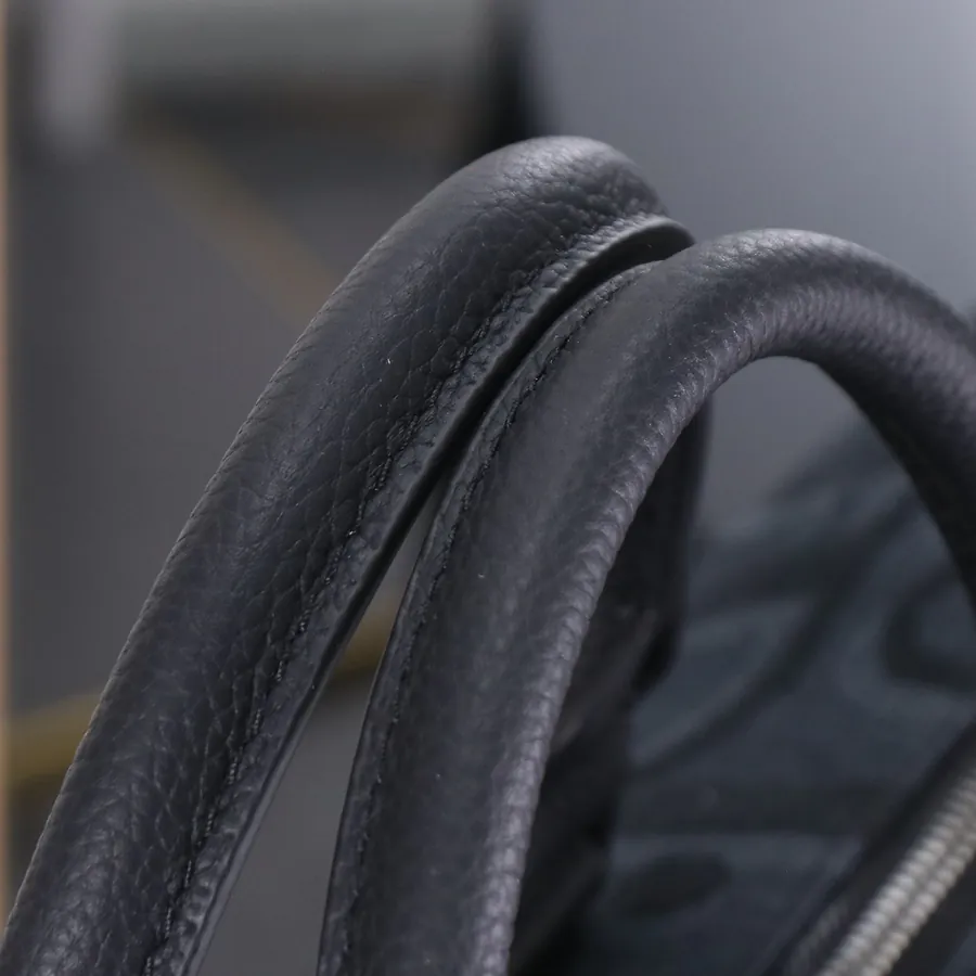 Dior Weekender 40 Bag Black Grained Calfskin