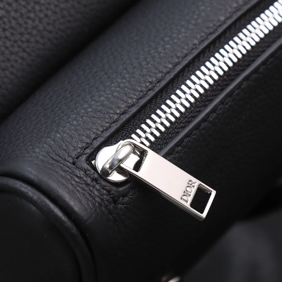 Dior Saddle Bag Black Grained Calfskin