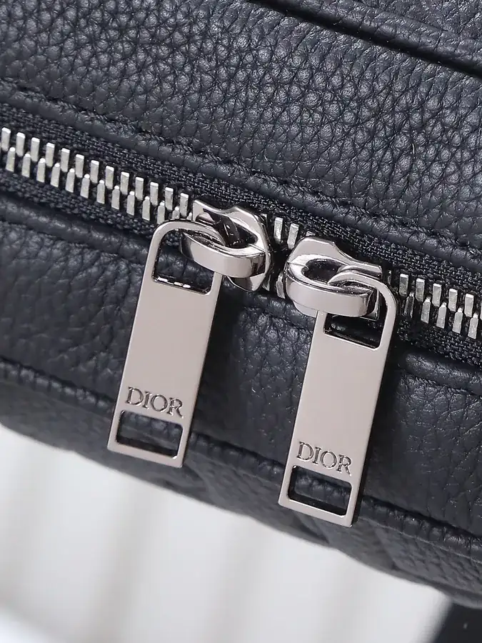 Dior Zip Briefcase with Gravity Print Classic Elegance
