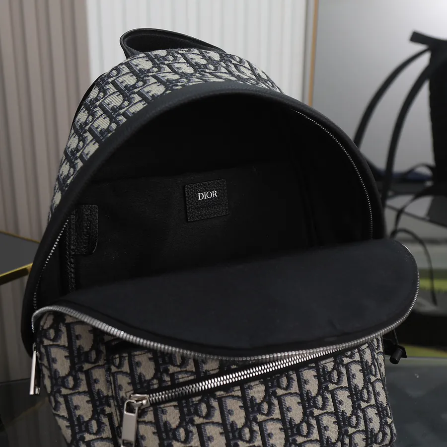 Rider Ruak for Children in Beige and Blue Oblique Jacquard
