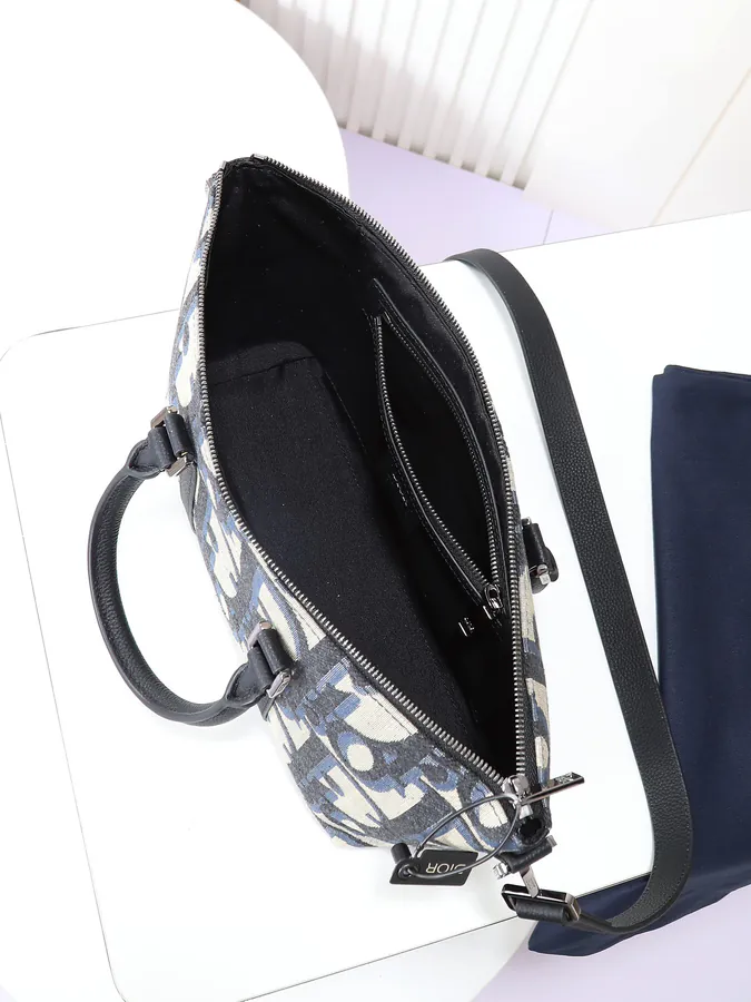 Dior Weekender 25 Handbag with Oblique Print