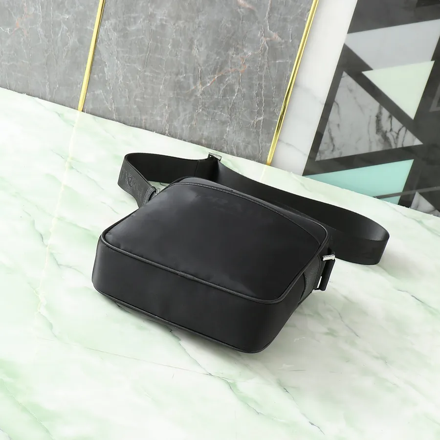 P Brand New Men's Bag, 2VD143 Black, Multi Layer Design