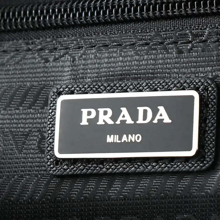 P Brand New Men's Bag, 2VD143 Black, Multi Layer Design