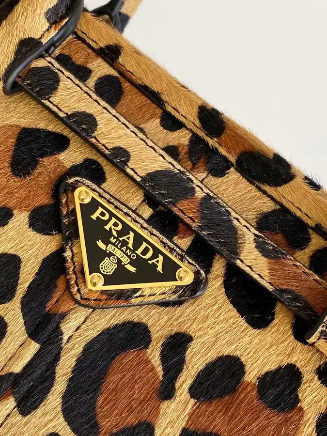 LusSolf Print Leopard Bag Vintage Style