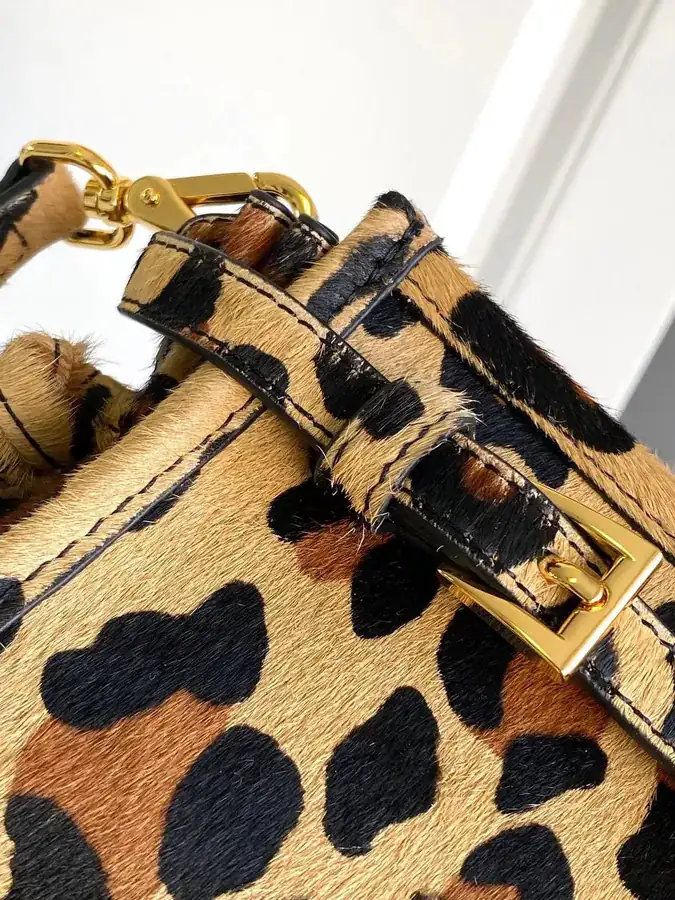 LusSolf Print Leopard Bag Vintage Style