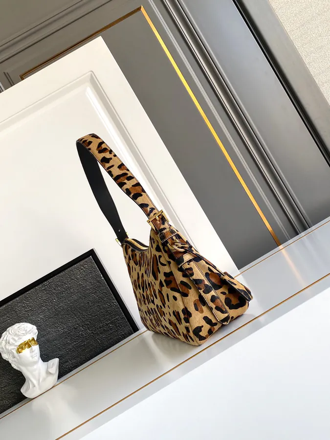 Aimee Crossbody Bag with Leopard Print