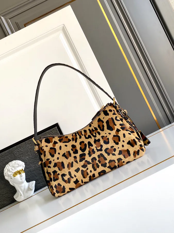 Aimee Crossbody Bag with Leopard Print