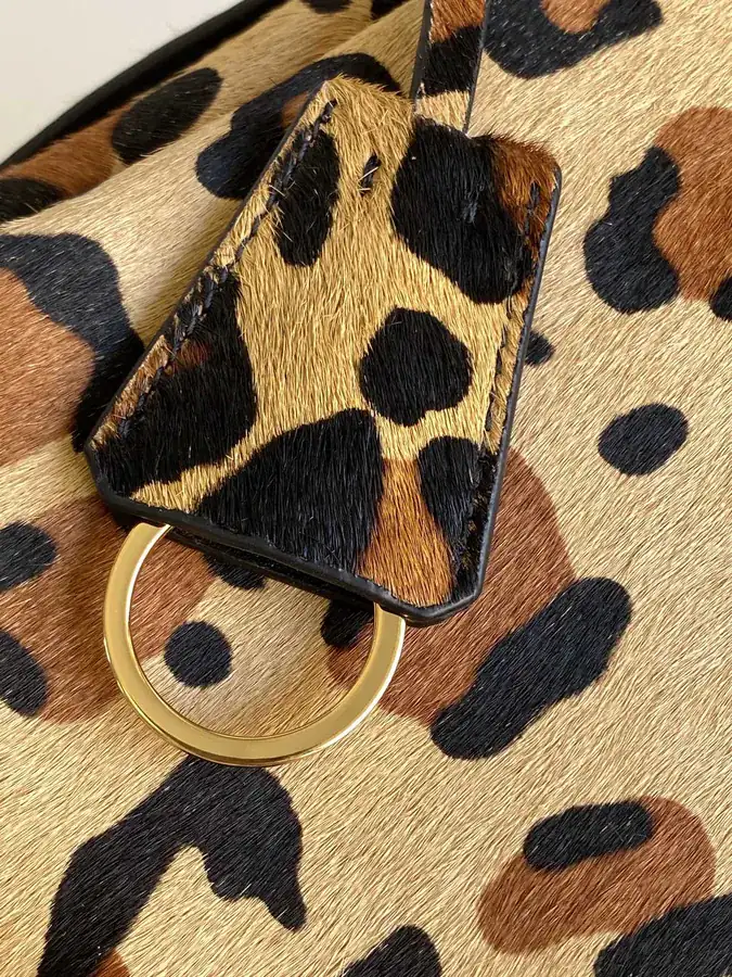 Aimee Crossbody Bag with Leopard Print