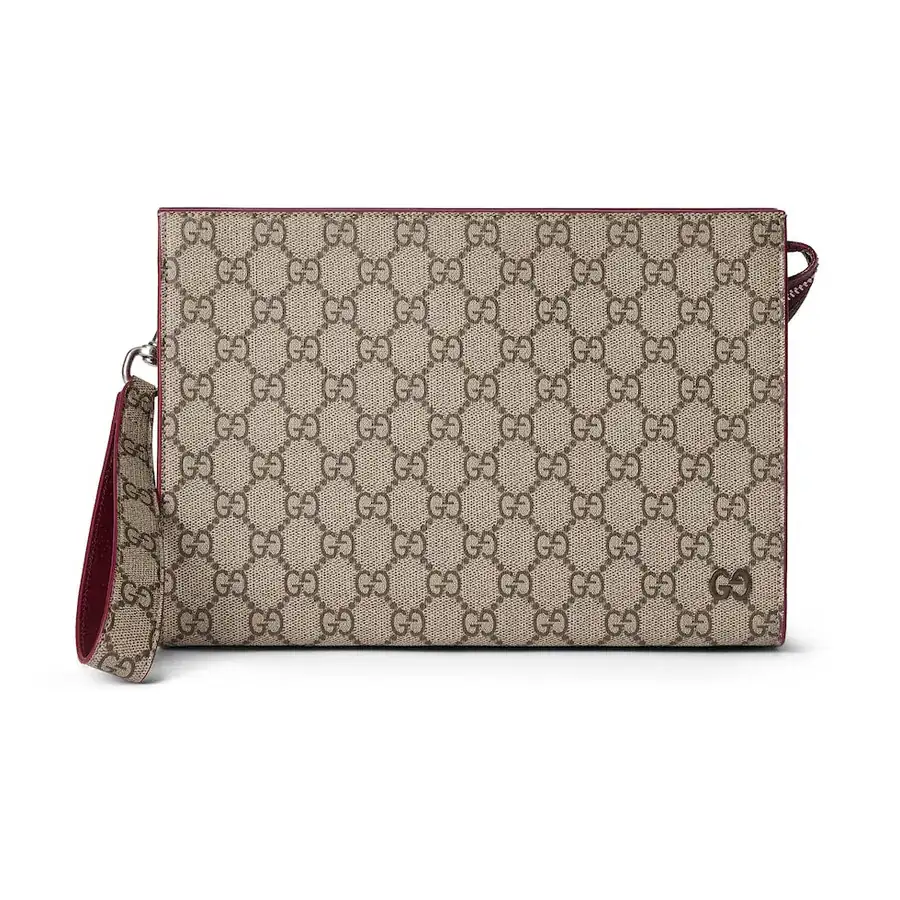 Gucci Premium Edition Coffee Red Bucket Bag