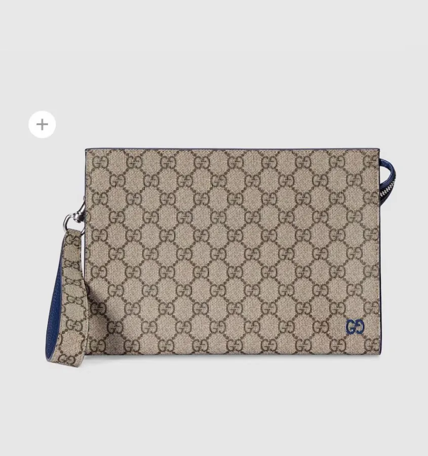 Gucci New Arrival Coffee Blue Bucket Bag