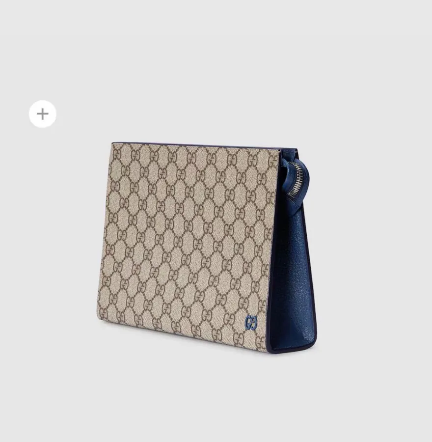 Gucci New Arrival Coffee Blue Bucket Bag