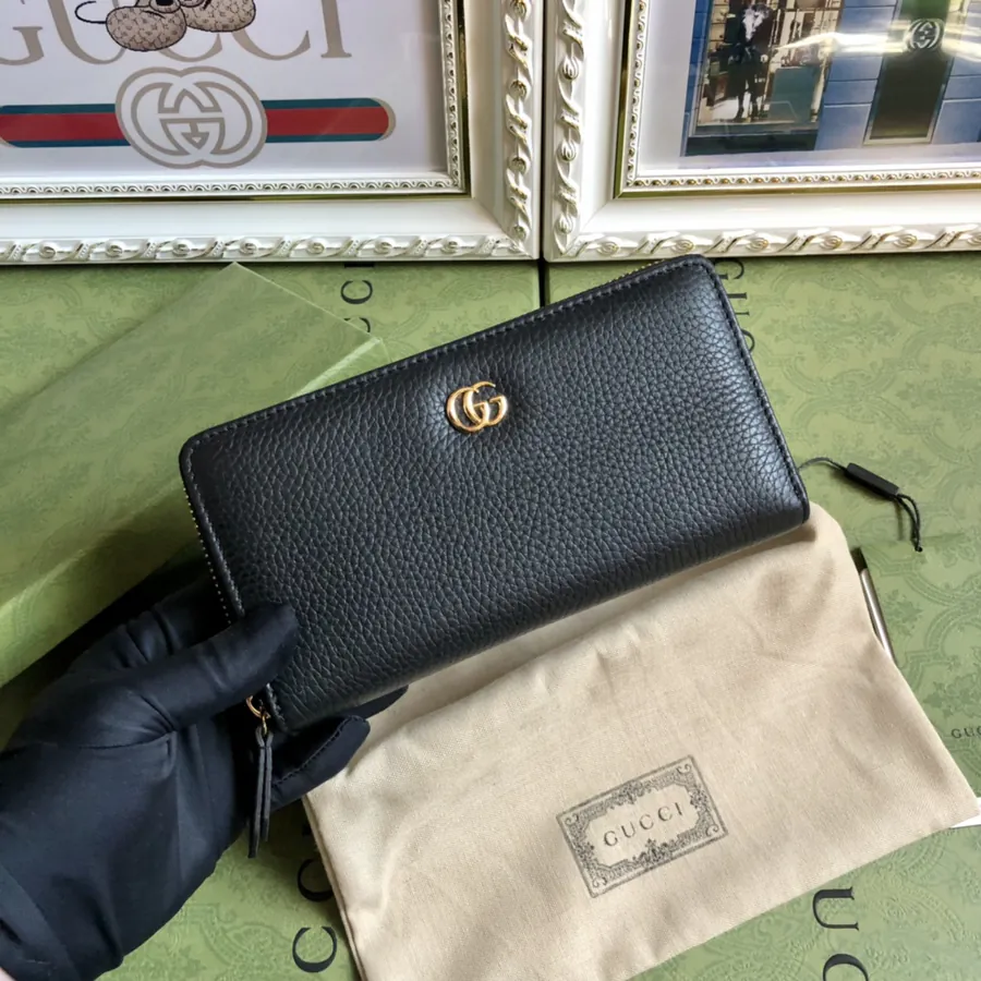 Ophidia Series Bucket Bag in Grained Calfskin